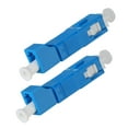 thumbnail image 1 of 2 Pack Adaptateur SC vers LC, SC Mâle vers LC Femelle Bride Hybride Mode Unique 9/125 Connecteur Adaptateur Fibre Optique, Optique, 1 of 5