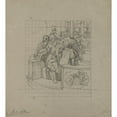 thumbnail image 2 of Moritz Von Schwind 20x22 Gold Ornate Framed and Double Matted Museum Art Print Titled - The King of Thule (Second or Third Quarter 1800s), 2 of 4