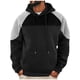 thumbnail image 2 of Sudadera con capucha para hombre, combina colores, informal, holgada, de manga larga, con bolsillo, blusa de poliéster, 2 of 7