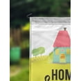 thumbnail image 2 of Printtoo White Home Sweet Home Garden Summer Camping Flags For Campers Double Sided CampsiteFlagOutdoor GardenFlags, 2 of 4