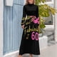 thumbnail image 4 of Vestido largo para mujer para el 60 cumpleaños Ropa de mujer Ropa de mujer Vestido de noche para mujer, 4 of 5
