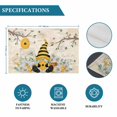 thumbnail image 6 of Yellow Gnomes Placemats Set of 4, Spring Floral Bees Daisy Branches Watercolor Placemats for Dining Table, Place Mats for Kitchen Tabletop, Waterproof Wipeable Dining Table Mats Set, 6 of 9