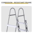 thumbnail image 3 of Alvantor 4-Step Above Ground Pool Ladder with Safety Buckle Foldable Entry Side 300 lb Capacity for Pools up to 52 in, 3 of 11