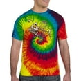thumbnail image 2 of Wild Bobby, Funny Fishbone Skeleton Angler Fish, Animal Lover, Tie-Dye Tees, Reactive Rainbow, X-Large, 2 of 3