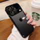 thumbnail image 2 of Luxury Electroplate Transparent Phone Case For iPhone 11 12 13 14 15 Pro Max XR XS X 7 8 Plus Soft Silicone Bumper Back Cover, 2 of 5