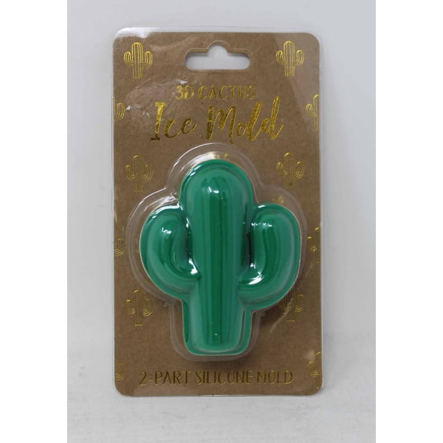 TMD Holdings 3D Silicone Cactus Ice Mold 1 Count