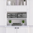 thumbnail image 2 of Sorbus 2 Pack China Storage Containers with Lid – Dinnerware Organizer for Platter Storage, Holds Service for 12, Felt Protectors Included, Gray, 2 of 6