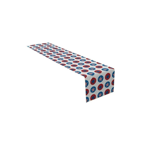 

wendunide room decor American Flag 4th July Patriotic Memorial Day Table Runner Independence Day Holiday Kitchen Table Decoration Indoor Outdoor Home Party Decoration Table Runner