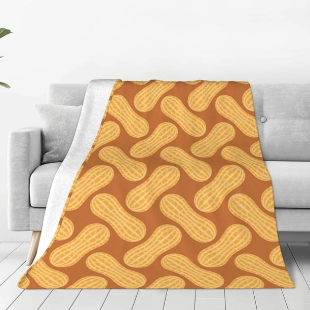 Fotbe Peanuts6 Manta de Franela Acolchonada con Estampado, Súper Suave y Esponjosa, Extra Grande para Sofá, Cama, Uso Todo el Año-60"x50"