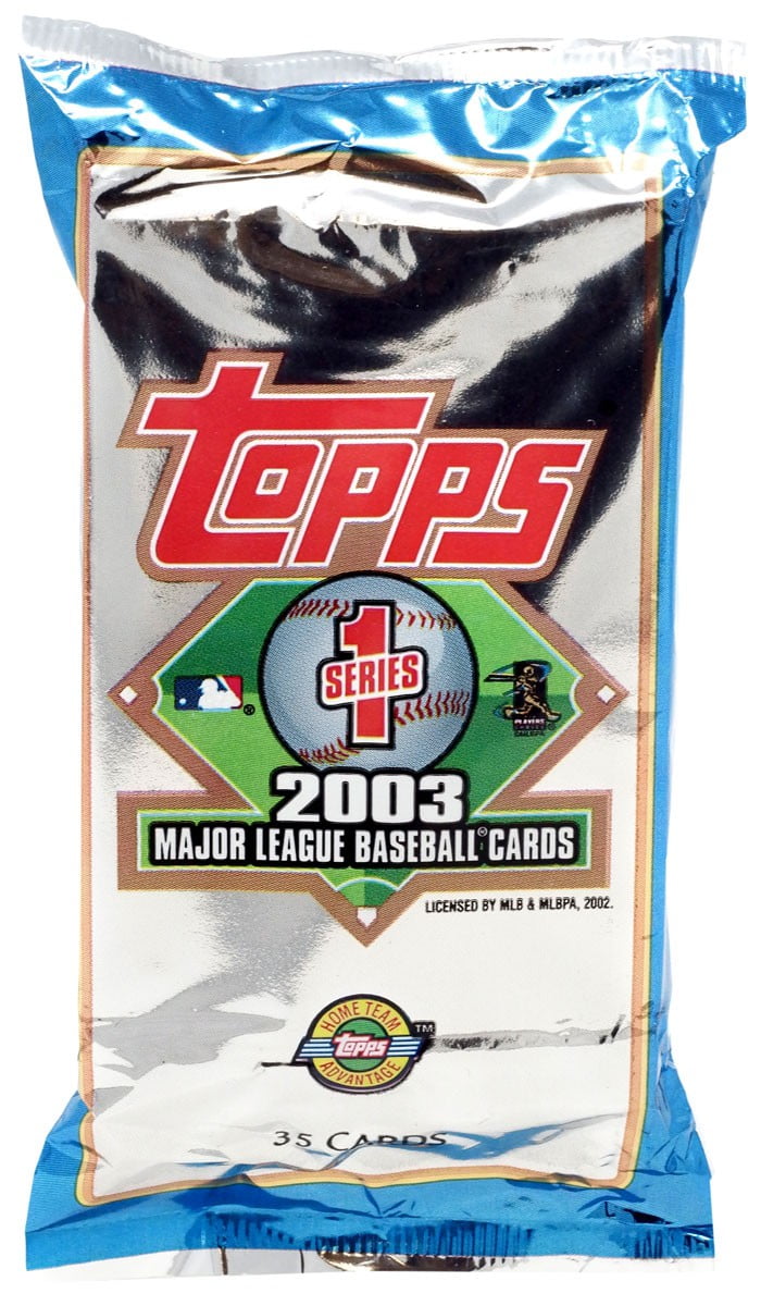 MLB 2003 Topps Baseball Series 1 Trading Card JUMBO Pack