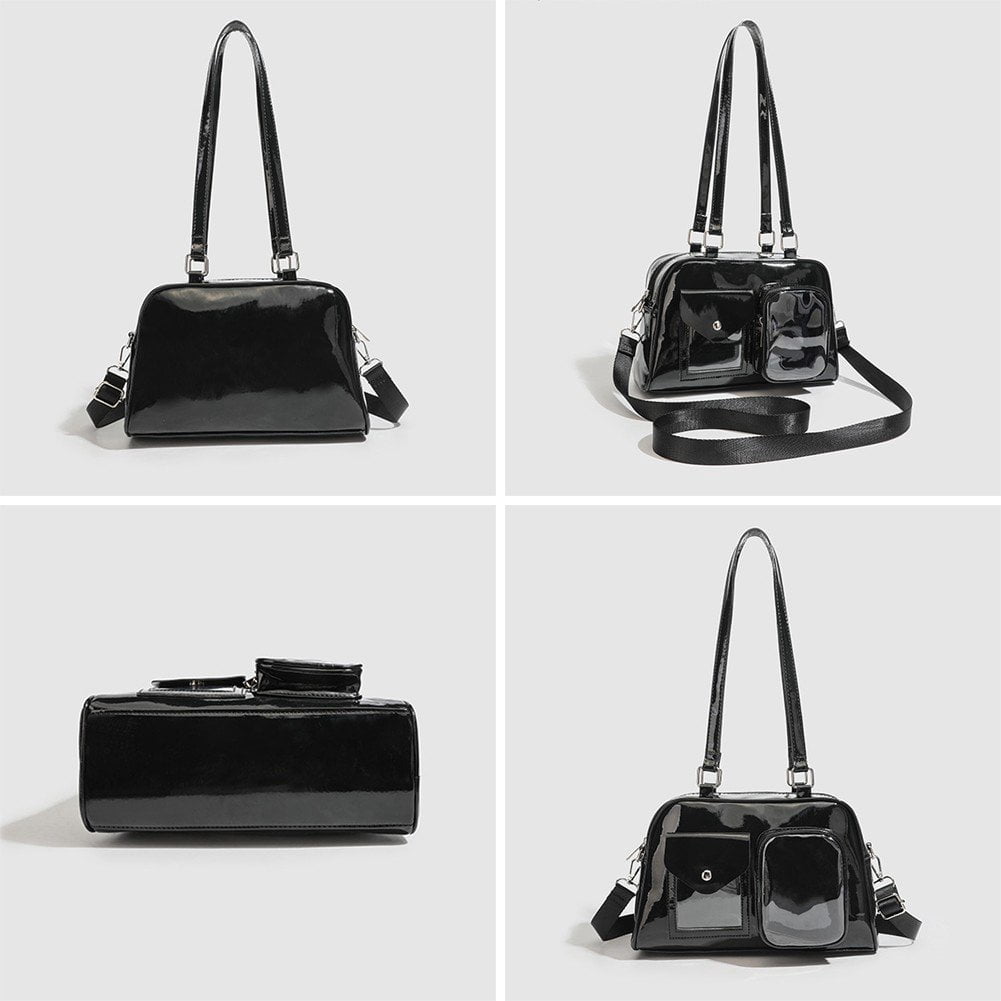 Hzzsbu Kawaii Crossbody Bags Large Capacity Ita Messenger Bag Cute Transparent Crossbody Bag Versatile Uniform Bag for Women