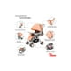 thumbnail image 3 of Carriola Reversible The Baby Shop plegable, reclinable, reversible y frenos Rosa, 3 of 6