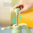 thumbnail image 5 of Xecvkr Pneumatic Watering Can 1.5L Household Pressure Spray Bottle Adjustable Mist Stream Transparent Garden Flower High Capacity Plastic Green Yellow 1Pc, 5 of 6