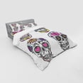 thumbnail image 3 of Ambesonne Sugar Skull Bedding Set 3 Pcs, Colorful Mexican, Twin, Multicolor, 3 of 3
