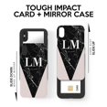 thumbnail image 4 of Personalised Pink x Black Marble Contrast iPhone 11 Case, iPhone 13 Pro Max, 4 of 4