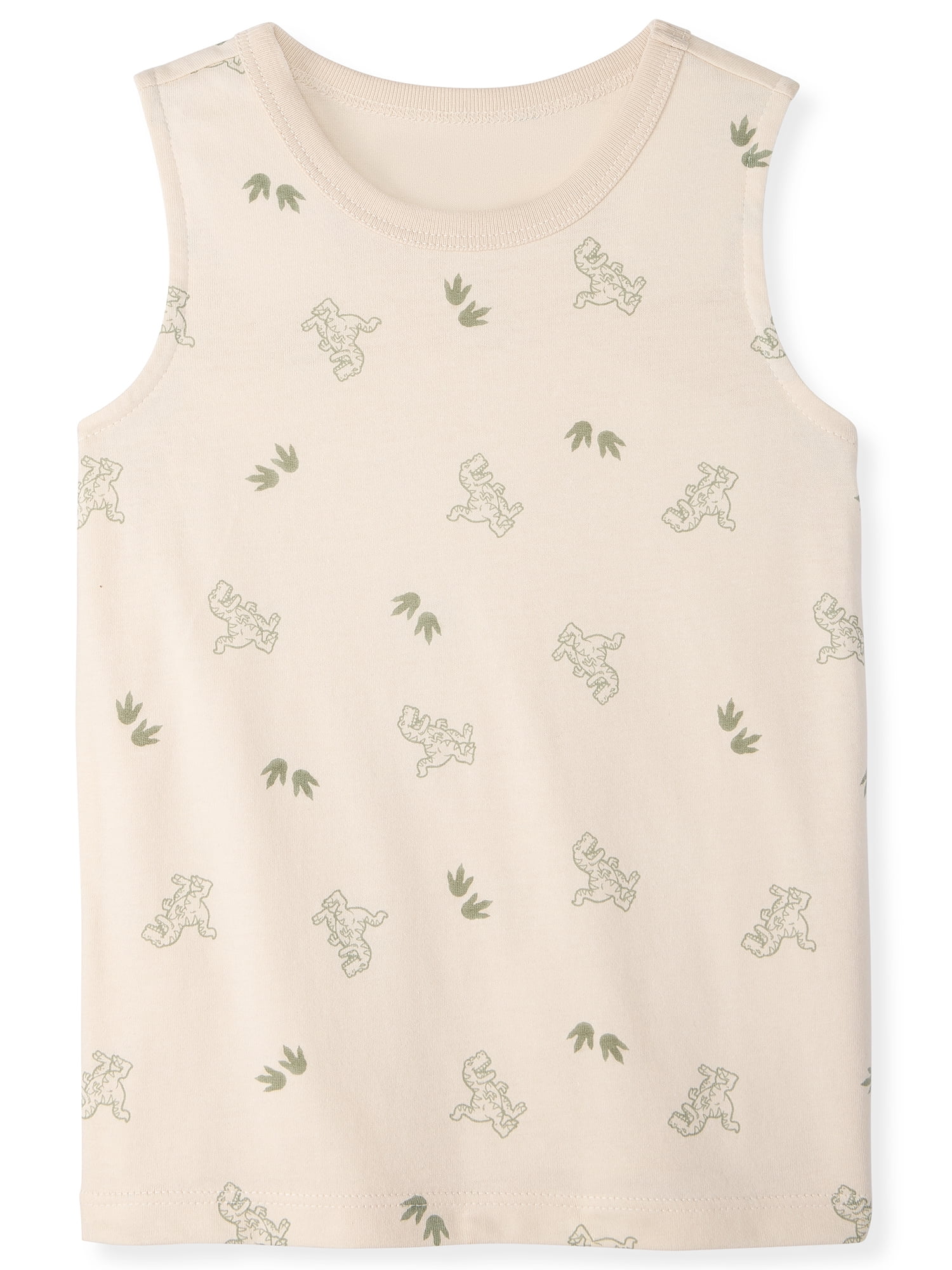 Garanimals Newborn, Baby & Toddler Boy Cotton Graphic Tank Tops, 4-Pack, Sizes 0-6T