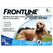 Frontline Plus for Dogs - 23-44, 3 month Supply