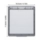 thumbnail image 2 of Hytrove 2Ud Protector De Interruptor Para Pared Negro Con Fino Y Resistente Al Agua Para Cocina Y Patio, 2 of 7