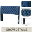 thumbnail image 3 of Height-Adjustable Headboards for King Beds - Navy Blue, 3 of 5