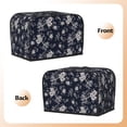 thumbnail image 3 of Lsque Retro Flower Print 2 Slice Toaster Cover , Kitchen Appliance Dustproof Protector , Toaster Protector Dustproof Kitchen Appliance Cover, 3 of 7