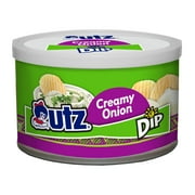 Utz Creamy Onion Dip, 8.5 oz Canister