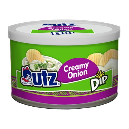 Utz Creamy Onion Dip, 8.5 oz Canister