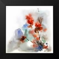 thumbnail image 2 of CanotStop 12x12 Black Modern Framed Museum Art Print Titled - Fall Flowers, 2 of 5