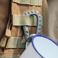 thumbnail image 3 of Llavero táctico con clip para equipo, ganchos multiusos, hebilla para colgar mochilas, ideal para viajes y acampadas al aire libre., 3 of 5