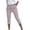Purple, variant on Womens Classic Skinny Capris High Waist Stretchy Dressy Casual Office Cropped Trousers Light Blue XXL