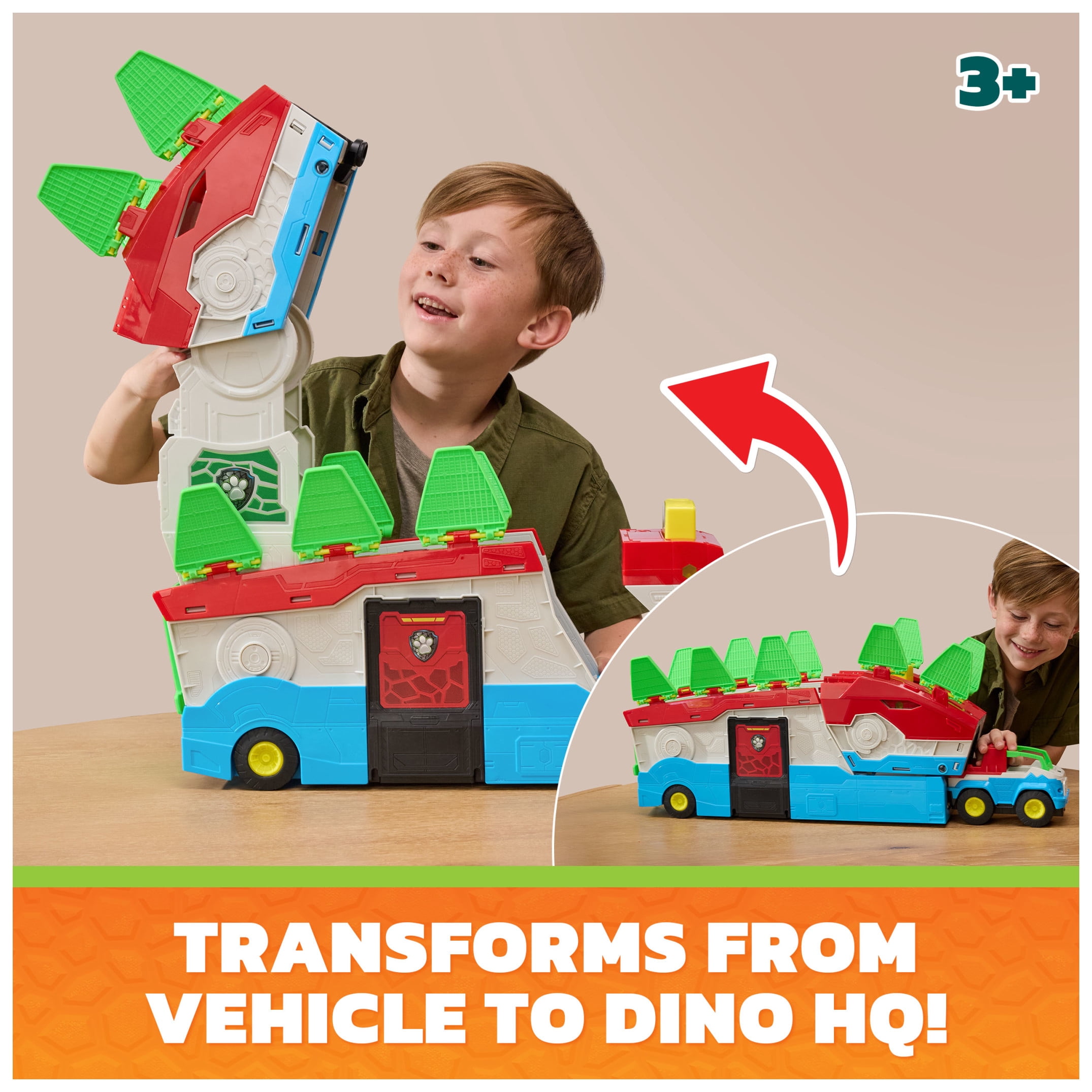 PAW Patrol: The Dino Movie Dino Mobile Headquarters, Ages 3+