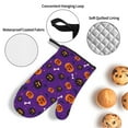 thumbnail image 4 of Oven Mitts and Pot Holders 4 Piece, halloween pumpkins cute fun High Heat Slip Resistant Oven Mitt and Trivets Set Kitchen Oven Glove Pot Holders for Cooking Baking Grilling, 4 of 7