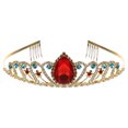 thumbnail image 1 of Miangastore Rhinestone Crown for Kids and Girls Shiny and Durable Design for DIY Parties 6 Sizes Available, 1 of 8