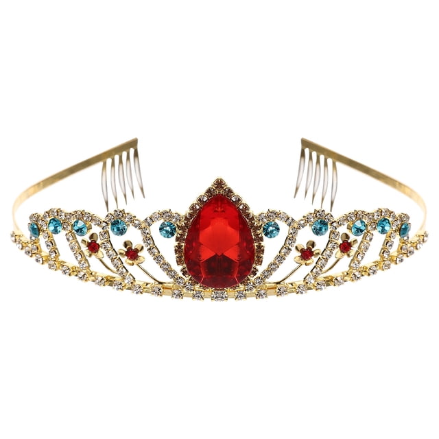 Miangastore Rhinestone Crown for Kids and Girls Shiny and Durable Design for DIY Parties 6 Sizes Available
