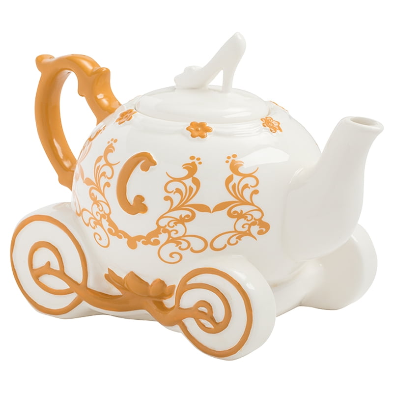 Disney by Vandor Cinderella Carriage Ceramic Teapot New With Box