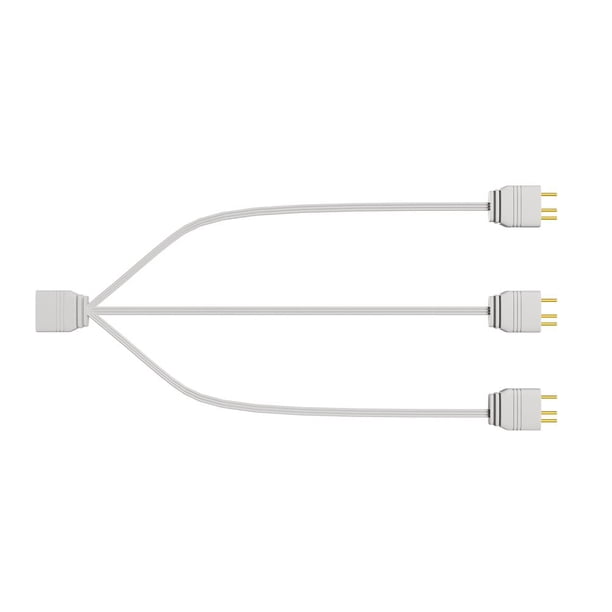 Divisor 1 ARGB 5V 3PIN Conector Adaptador Cable 33.5cm para Computadora (a 3) FLhrweasw Nuevo