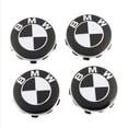 thumbnail image 1 of 4-piece Car Wheel Cover, Bmw Logo 68mm Wheels, Center Wheel Cover Rim Logo Blue And White Rim Badge, 1 of 4