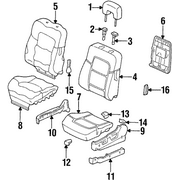 Genuine OE Acura Rear Cover - 81136-SY8-A81ZA