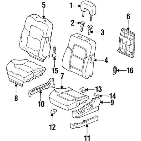 Genuine OE Acura Rear Cover - 81136-SY8-A81ZA