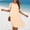 A267 Beige, variant on Women's Casual Summer Dress Short Sleeve Crewneck A-Line Midi Dress Eyelet Lace Hollow Out Detail Loose Fit Flattering Tunic Dress Daily Wear Party Apparel