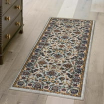 Unique Loom Medina Collection Area Rug - Hijaz (2' 2" x 5' Runner Cloud Gray/Blue)