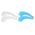 thumbnail image 1 of 2 piezas de ganchos de silicona antideslizantes para las orejas de las gafas, soporte para la punta de la patilla Azul blanco, 1 of 9