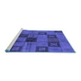 thumbnail image 2 of Ahgly Company Machine Washable Indoor Rectangle Persian Blue Bohemian Area Rugs, 5' x 8', 2 of 4