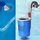 thumbnail image 4 of Limpiador de superficies de piscina Skimmer Montaje en pared Escombros ajustables y herramienta de limpieza de recolección de hojas kaili Sencillez, 4 of 5