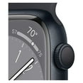 thumbnail image 4 of Apple Watch Series 8 with Sport Band, GPS, 41mm Aluminum Case, and Always-On Retina Display (Midnight, Restored), 4 of 5