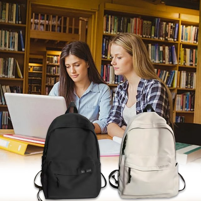 Fiudx Mochila Transpirable de Gran Capacidad, Correas Ajustables, Nailon Impermeable, Múltiples Compartimentos, Elegante Mochila Escolar, Ideal para Estudiantes, Tamaño 45 X 32 X 13 Cm.