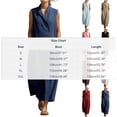 thumbnail image 2 of LNWUY Linen Dresses for Women Fashion Summer Sleeveless Button Down Maxi Sundresses Casual V Neck Pocket Dress Red XL, 2 of 6