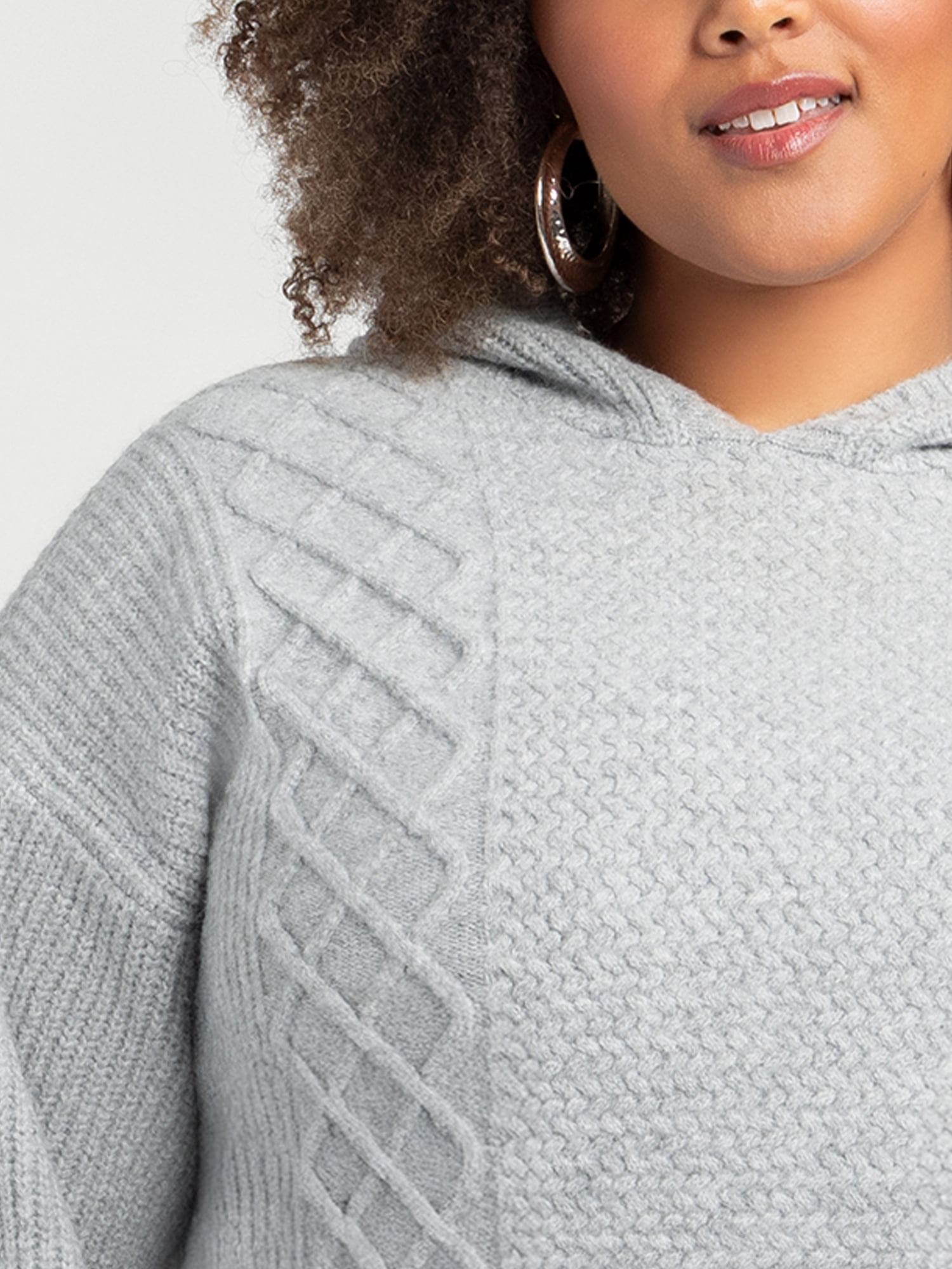 Jessica Simpson Women's Plus Brigite Sweater Set Top, Sizes 0X-4X