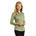 thumbnail image 4 of Red House Ladies 3/4 Sleeve Nailhead Non Iron Shirt-2XL (Celery), 4 of 6