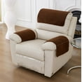 thumbnail image 4 of Garayma 3 Pcs Recliner Covers Armrest Covers with Storage Pockets Headrest Cover Armchair Slipcovers Sofa Recliner Protector Coffee, 4 of 6
