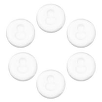 WHAMVOX  6 Pcs Door Knob Protector for Wall Bumpers Foam Transparent